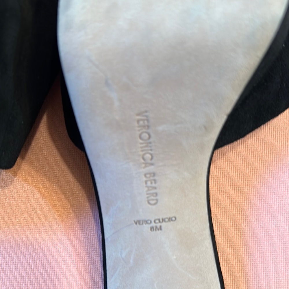 New Veronica Beard Black Women's Slide Sandals size 8. - Picture 9 of 10